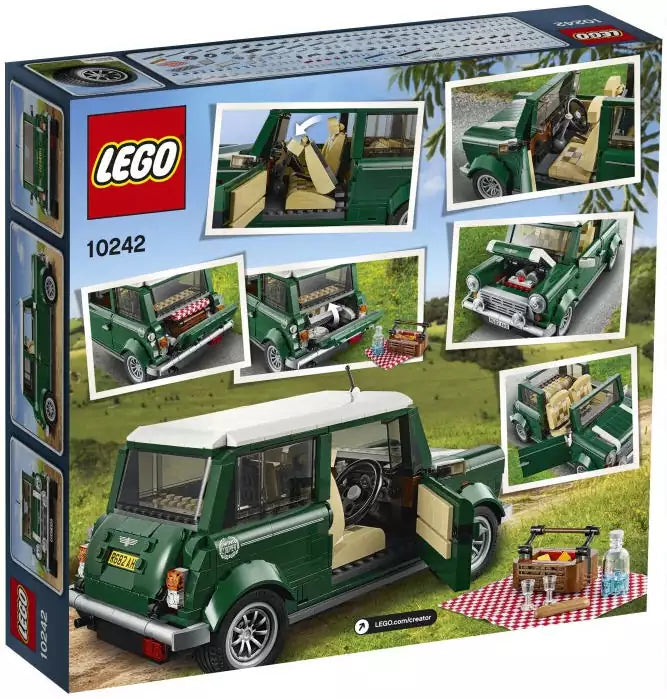Box Rückseite: LEGO Creator Expert 10242 MINI Cooper