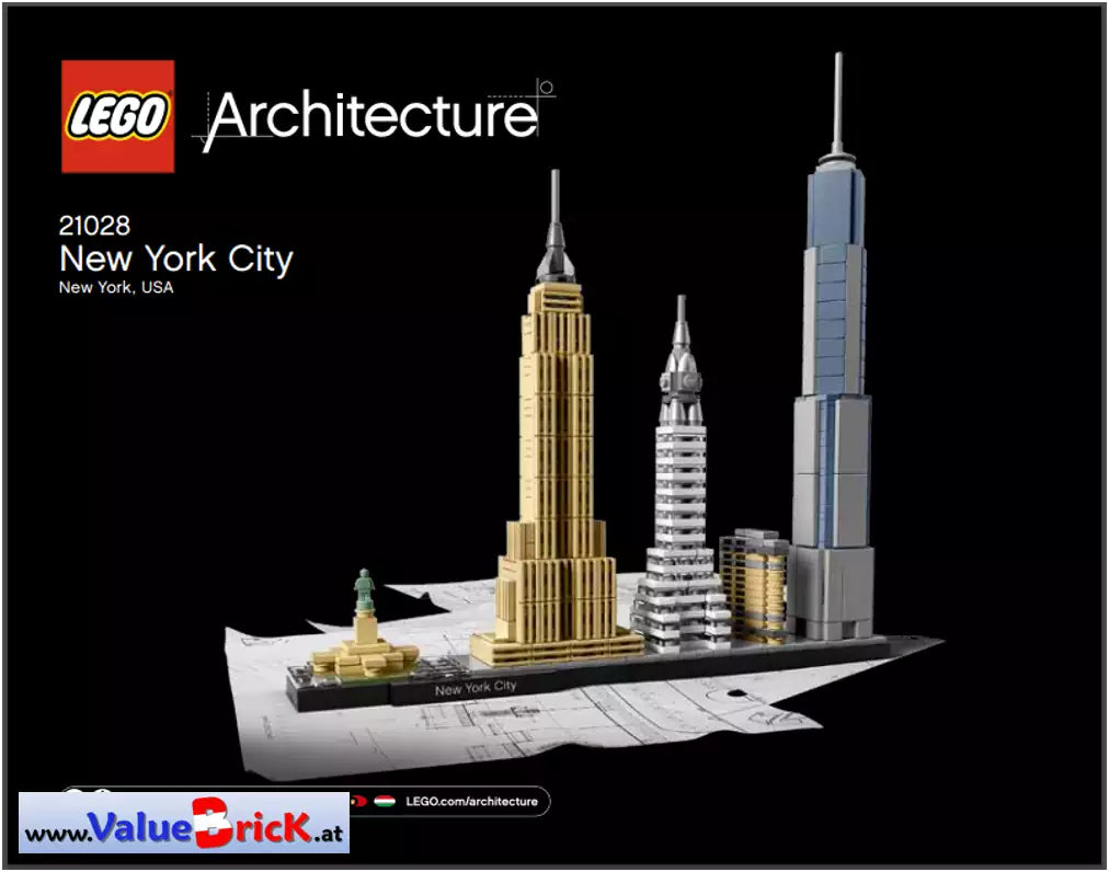 LEGO Architecture BAUANLEITUNG 21028 New York City