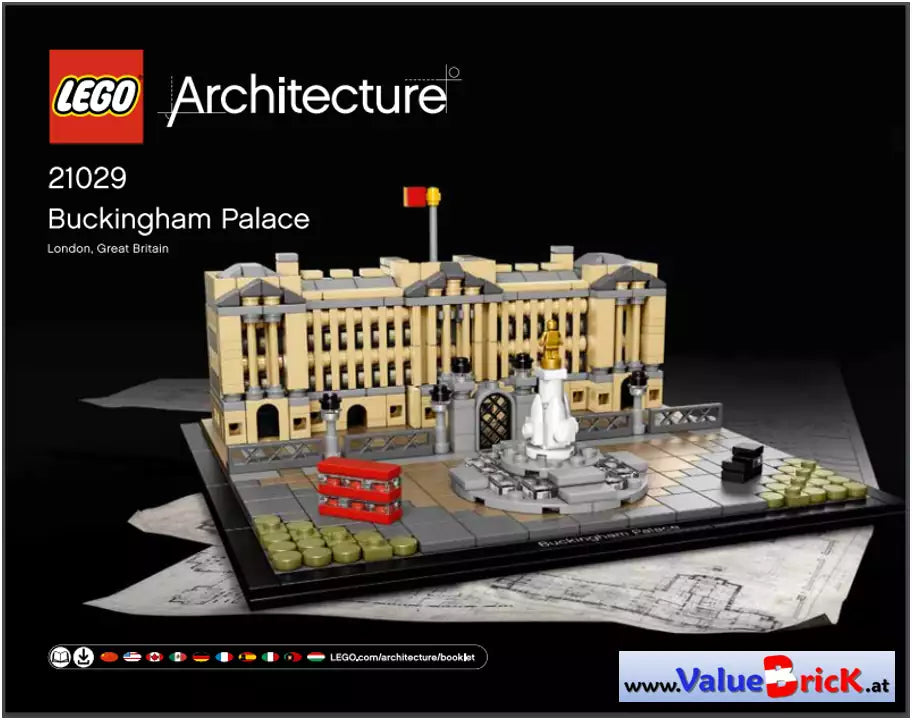 LEGO Architecture BAUANLEITUNG 21029 Der Buckingham-Palast