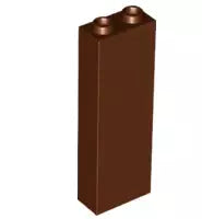 LEGO Steine 2454 Stein 2x1x5, rotbraun