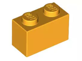 LEGO Steine 3004 Stein 2x1, knallhellorange