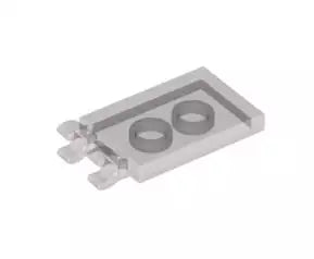 LEGO Fliesen 30350 Fliese 2x3 mit 2 Clips, rot