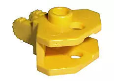 LEGO Gelenke 30396 Scharnier 1x2 (2 Finger, rastend) und Kugelkupplung, schwarz