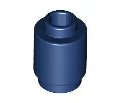 LEGO Steine 3062b Stein rund 1x1, dunkelblau