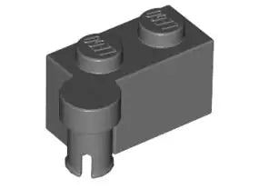 LEGO Gelenke 3830 Scharnierstein-Oberteil 1x2, dunkelgrau