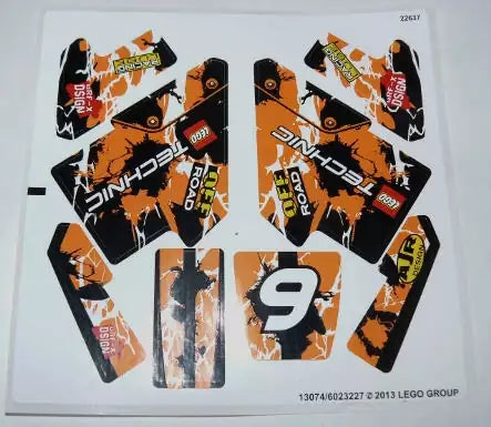 sticker lego technic 42007