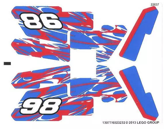 sticker lego technic 42010