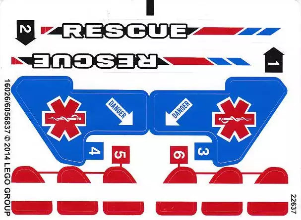 sticker lego technic 42020