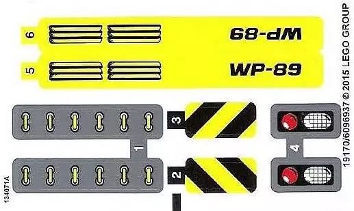 sticker lego technic 42035