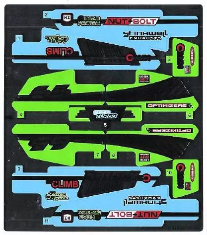 sticker lego technic 42037