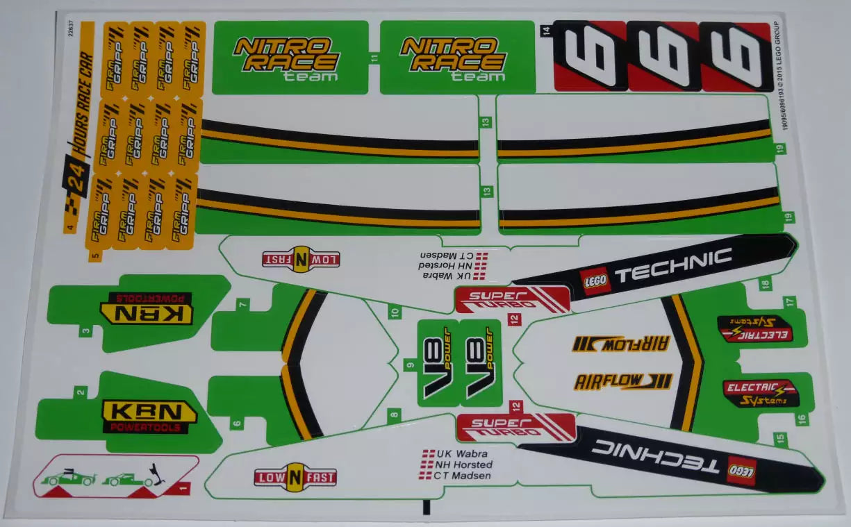 sticker lego technic 42039