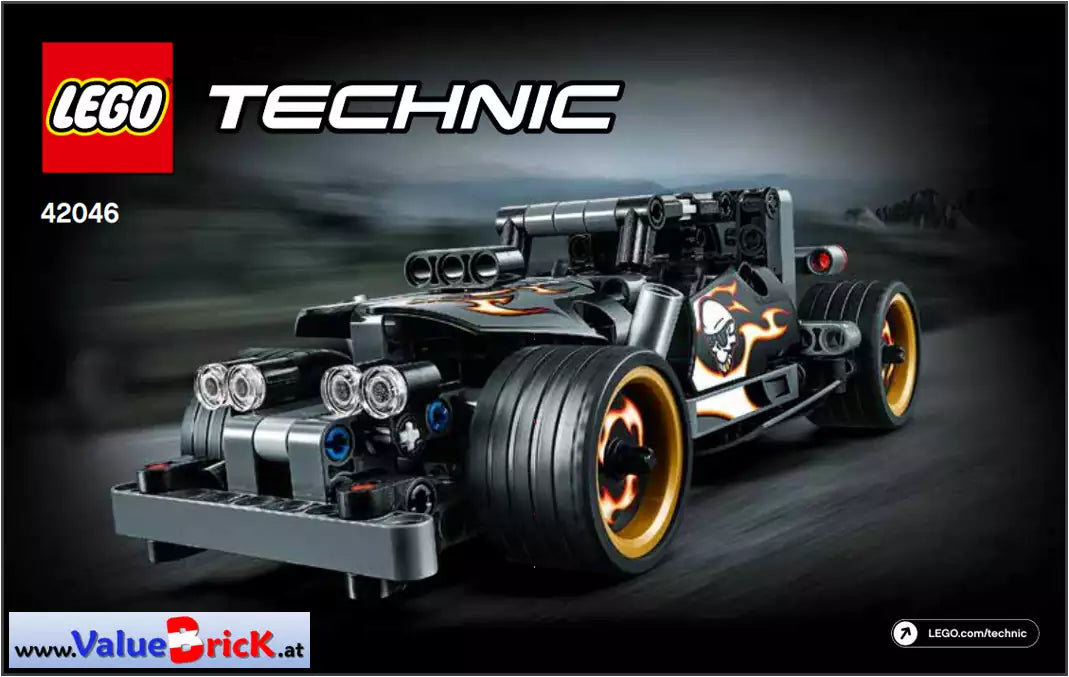 LEGO Technic BAUANLEITUNG 42046 Fluchtfahrzeug