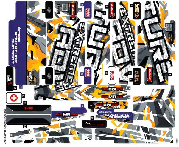 LEGO Technic STICKERBOGEN 42069stk01 Extremgeländefahrzeug