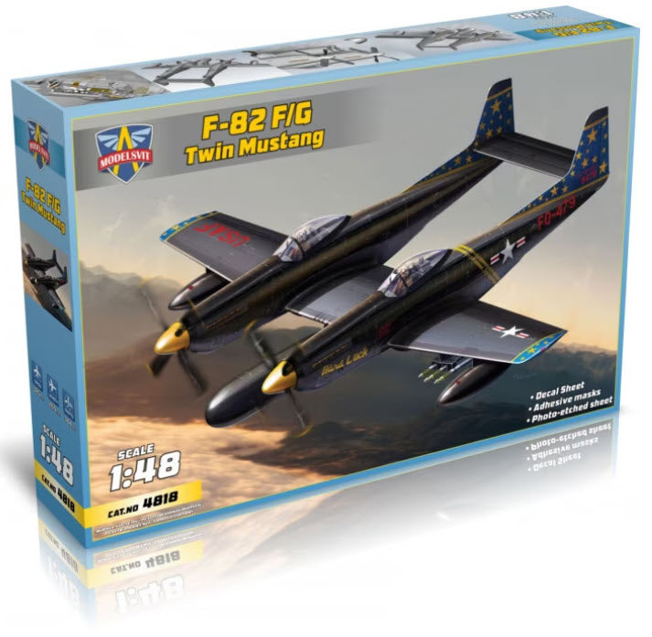 Verpackung: ModelSvit 4818 F-82 F/G Twin Mustang, 1:48
