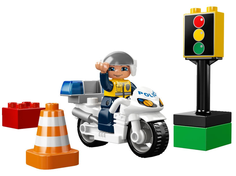 Inhalt: LEGO DUPLO 5679 Motorradpolizist