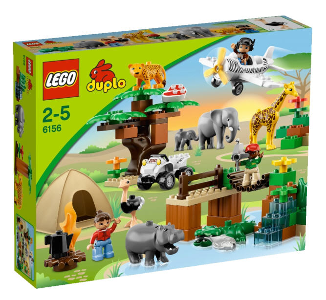 Verpackung: LEGO DUPLO 6156 Safari-Abenteuer