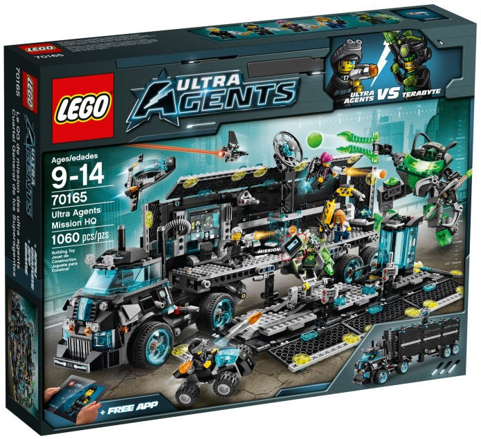 Verpackung: LEGO Ultra Agents 70165 Ultra-Agenten-Hauptquartier