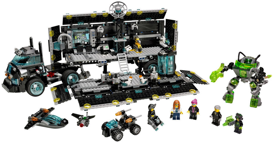 Inhalt: LEGO Ultra Agents 70165 Ultra-Agenten-Hauptquartier