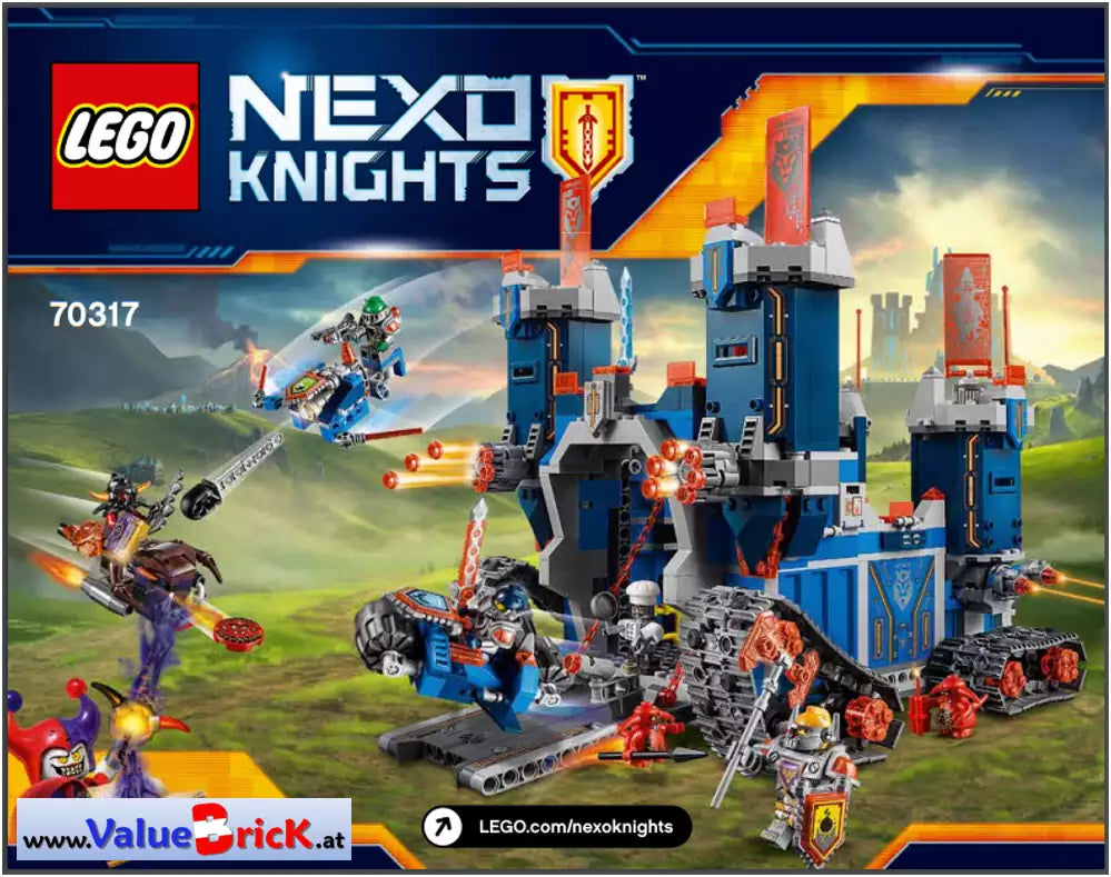 LEGO Nexo Knights BAUANLEITUNG 70317 Fortrex - Die rollende Festung