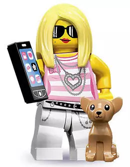 LEGO Minifiguren Serie 10 71001-14 Trendsetterin