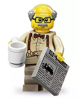 LEGO Minifiguren Serie 10 71001-07 Großvater