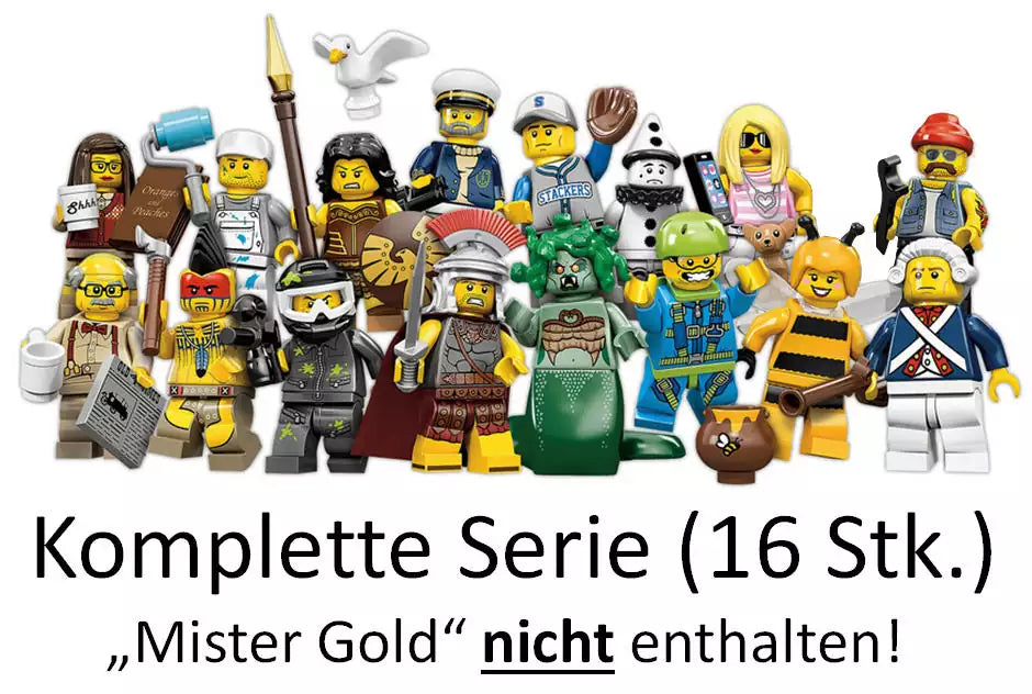 LEGO Minifiguren Serie 10 71001 Alle 16 Minifiguren