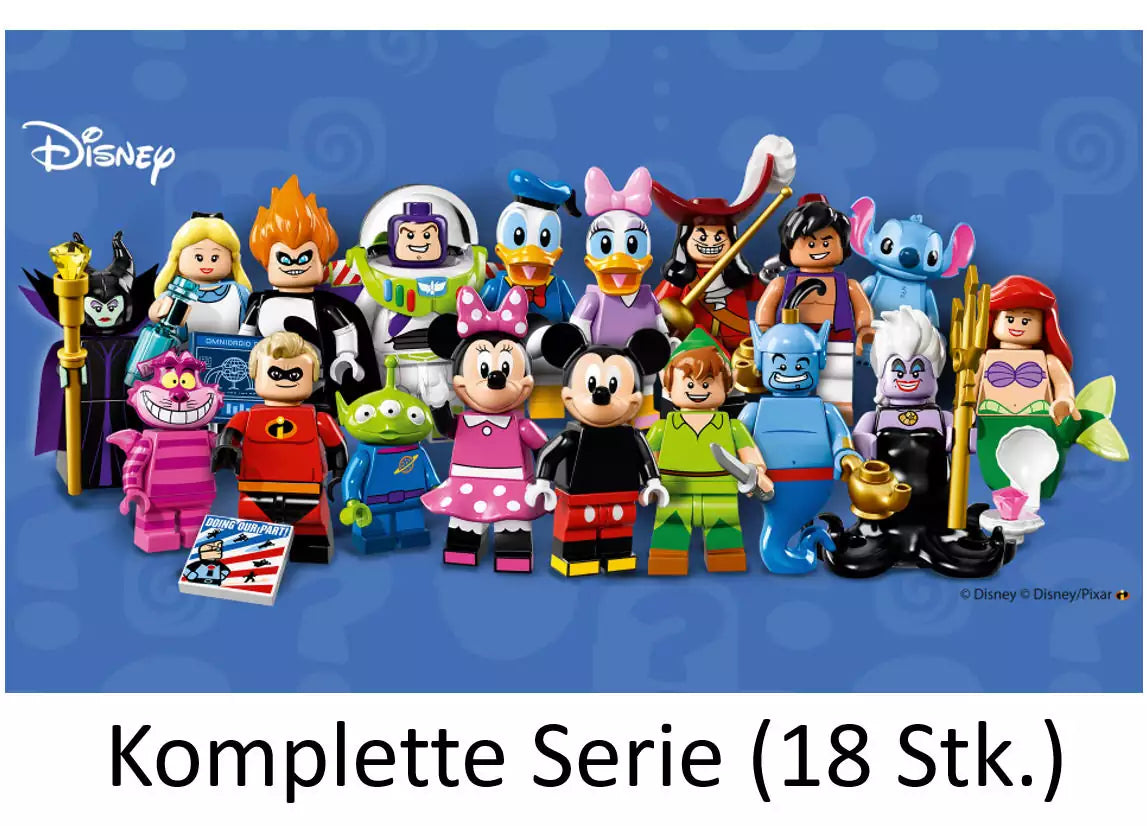 LEGO Disney Minifiguren 71012 Alle 18 Minifiguren, Inhalt