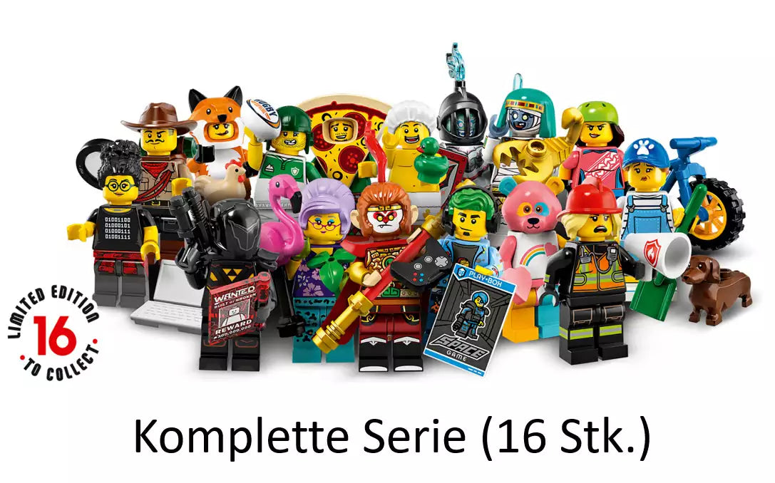 Verpackung: LEGO Minifiguren Serie 19 71025 Satz von 16 Minifiguren
