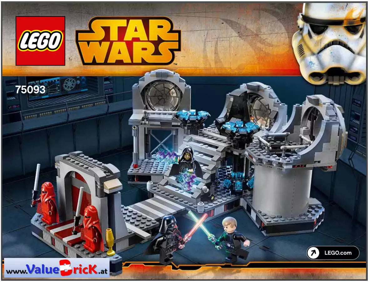 LEGO Star Wars BAUANLEITUNG 75093 Death Star Final Duel