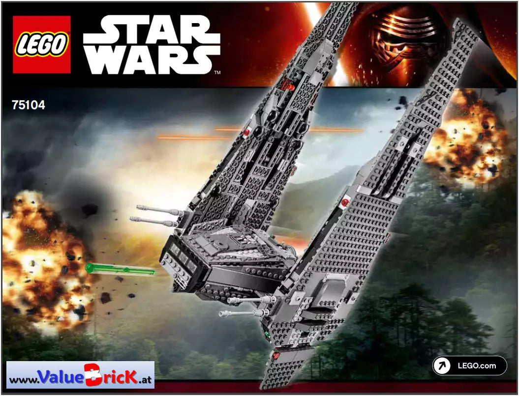 LEGO Star Wars BAUANLEITUNG 75104 Kylo Ren’s Command Shuttle