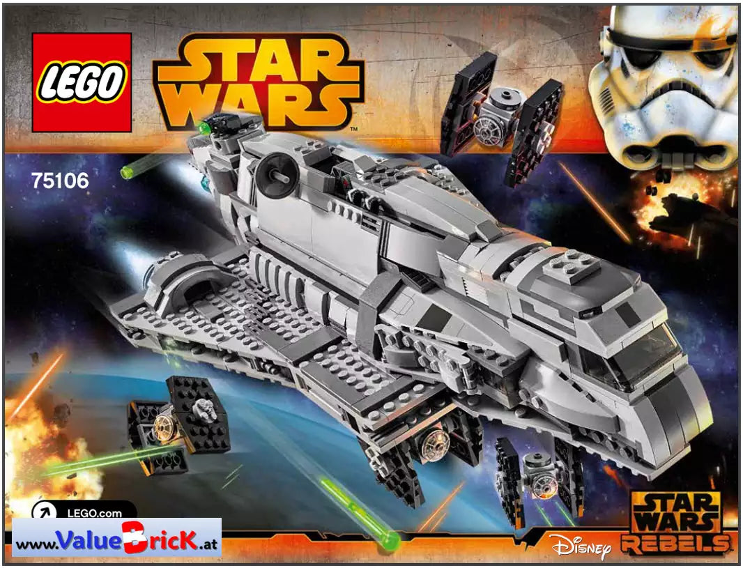 LEGO Star Wars BAUANLEITUNG 75106 Imperial Assault Carrier