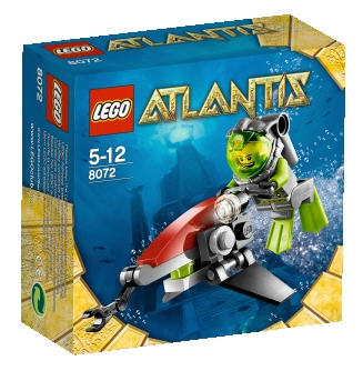 Verpackung: LEGO Atlantis 8072 Unterwasserflitzer