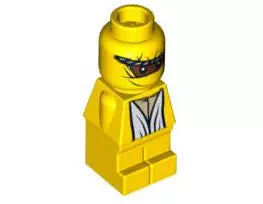LEGO Minifiguren Zubehör 85863pb006 Abenteurer Microfigur, gelb