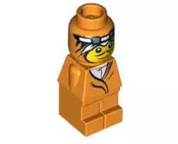 LEGO Minifiguren Zubehör 85863pb008 Abenteurer Microfigur, orange