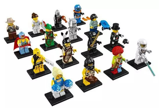 LEGO Minifiguren Serie 1 8683 Alle 16 Minifiguren