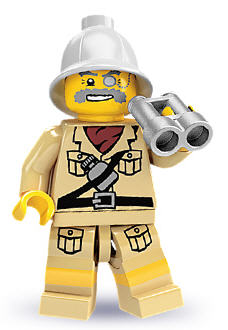 LEGO Minifiguren Serie 2 8684-01 Forscher