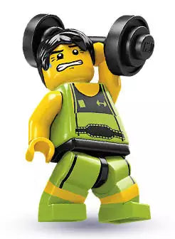 LEGO Minifiguren Serie 2 8684-14 Gewichtheber