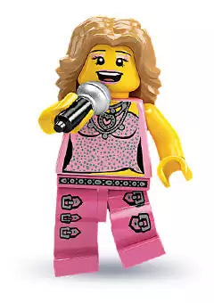 LEGO Minifiguren Serie 2 8684-07 Popstar