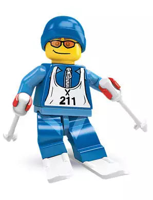 LEGO Minifiguren Serie 2 8684-10 Skifahrer