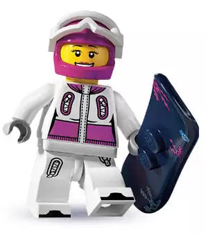 LEGO Minifiguren Serie 3 8803-09 Snowboarderin