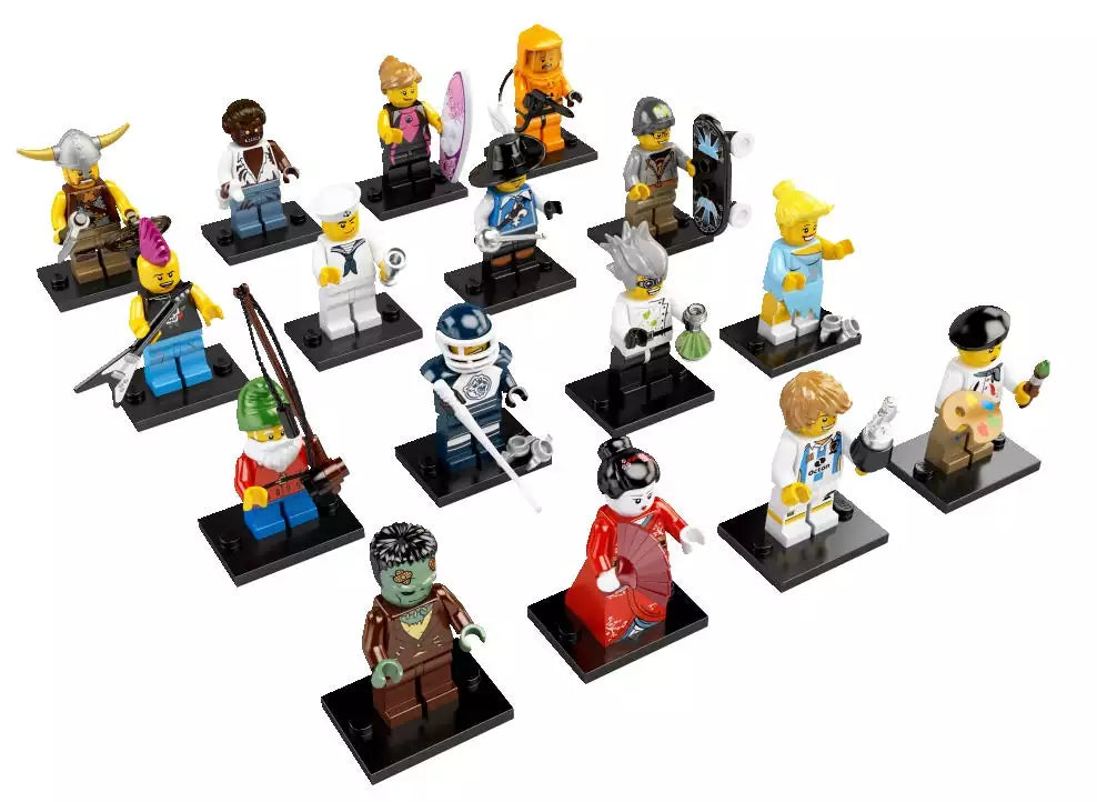 LEGO Minifiguren Serie 4 8804 Alle 16 Minifiguren