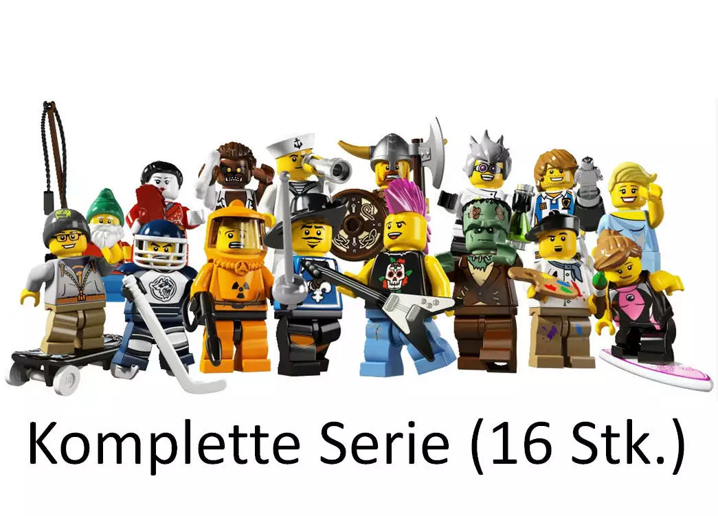 LEGO Minifiguren Serie 4 8804 Alle 16 Minifiguren