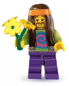 LEGO Minifiguren Serie 7 8831-08 Hippie
