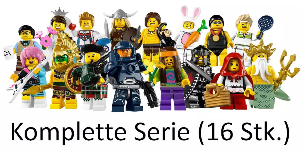 LEGO Minifiguren Serie 7 8831 Alle 16 Minifiguren