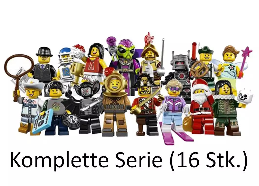 LEGO Minifiguren Serie 8 8833 Alle 16 Minifiguren