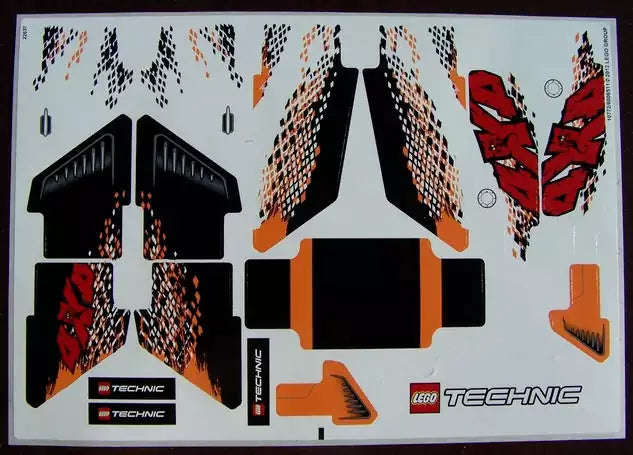 sticker lego technic 9398
