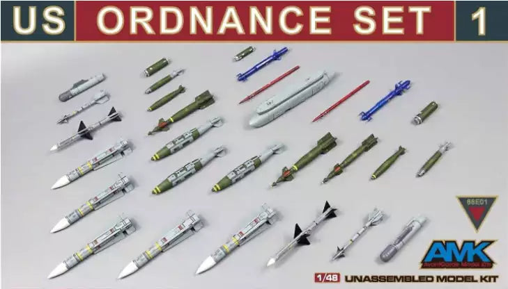 Verpackung: AMK 88E01 US Ordnance Set 1, 1:48