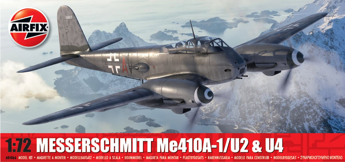 Verpackung: Airfix A04066 Messerschmitt Me 410 A-1/U2 & U4, 1:72