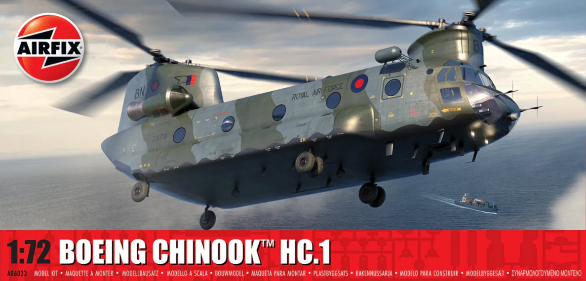 Verpackung: Airfix A06023 Boeing Chinook HC.1, 1:72