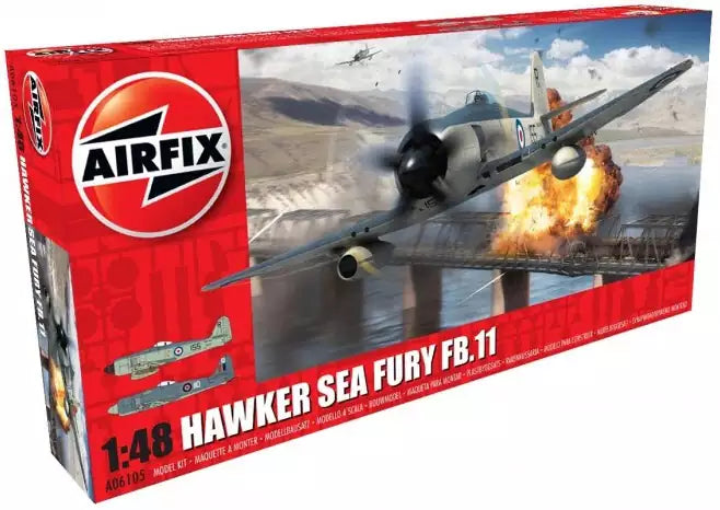 Verpackung: Airfix A06105 Hawker Sea Fury FB.II, 1:48